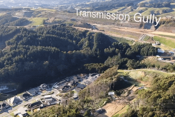 A video flythrough of Transmission Gully Link Roads