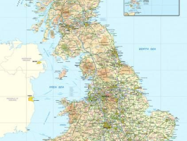 Map of England